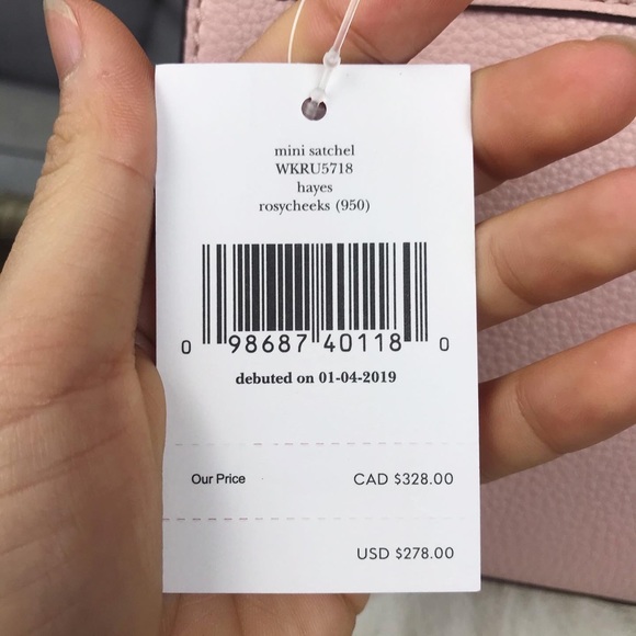 ❗FIRM❗️Kate Spade Hayes Leather Mini Satchel - Picture 7 of 8
